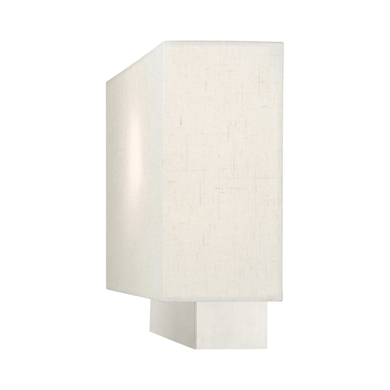 Xaria Flush Mounted Sconce, Brushed Nickel