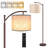 Floor Lamp For Living Room, 4 Color Temperature Led Floor Lamp With Remote Control & Foot Switch
