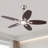 5 - Blade 42Inch Propeller Ceiling Fan with Remote Control and Light Kit Included-829576648