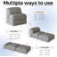 Upholstered Cotton Convertible Chair