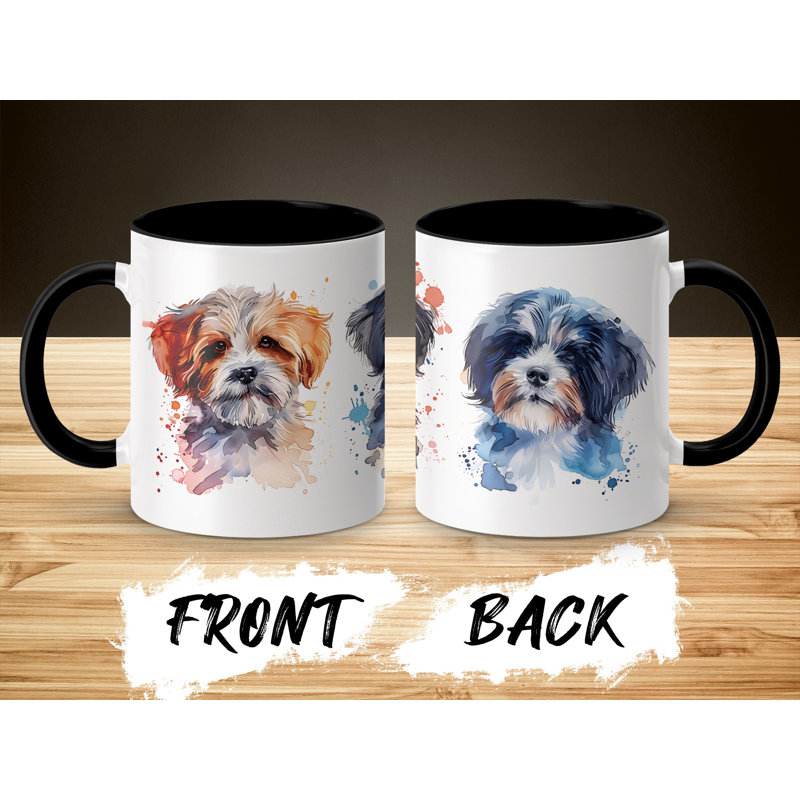Ceramic Coffee Mug, 4, Black