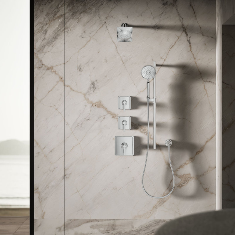 Loure® Full/Standard Fixed Shower Head, Polished Chrome