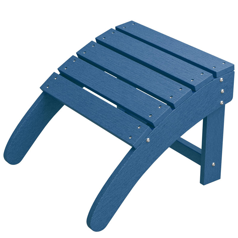 Repose-pieds en PEHD Adirondack pour l'intérieur et l'extérieur