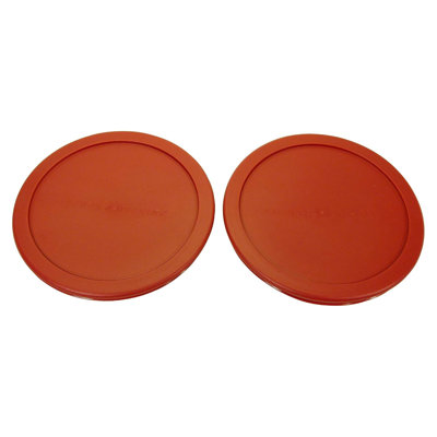 Couvercle de remplacement Anchor Hocking 30% plus fort 2 x 7 tasses / 1,7 L / 1,75 pte, rouge, rond, amélioré
