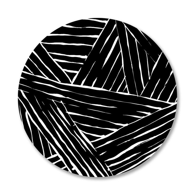 Murk " Murk ", Plastic/Acrylic, 24" H x 24" W