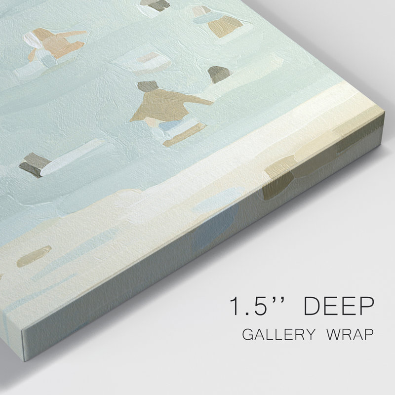 Summer Daydream II - ensemble de 3 peintures sur toile tendue, H 36 po x l 72 po x P 1 po