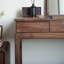 Meuble-lavabo simple en noyer noir
