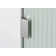 Aurora 34 in. x 58.25 in. Frameless Fluted Radius Single Fixed Bath Panel