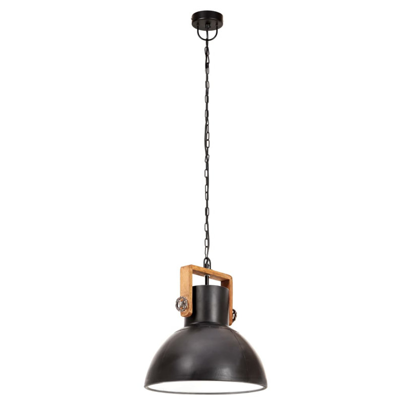 Esmeralda 1 - Light Single Pendant, Black, 101cm H x 30cm W x 30cm D