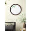 Miroir mural 20 po x 1,5 po en bois de manguier. Décoration de salle de bain et de vestibule. Cadre solide, 19,8 po x 19,8 po x 1,3 po, 4,3 lb, miroir brun foncé 20 po x 1,5 po. Pour Adorn. Lueur-1147300800