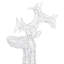 Décoration de Noël renne avec lumières de Noël pré-éclairées en acrylique-1290789494