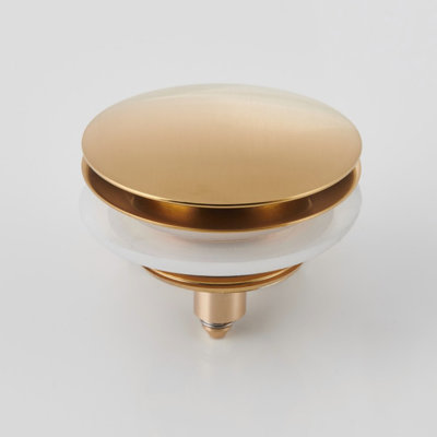 Mokleba Brush Titanium Goldpop-Up Bathtub Drain Stopper Replacement Kit