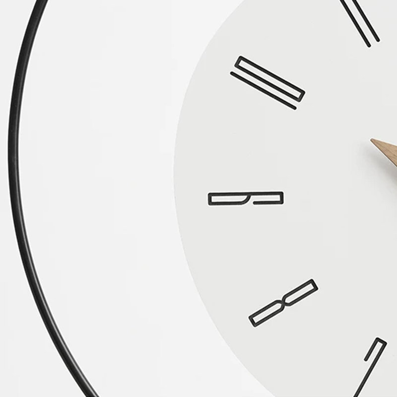 Horloges murales analogiques rondes rouges, Red