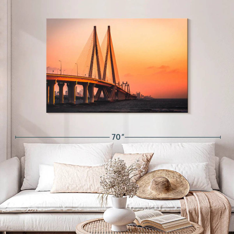 Pont Lilie Bandra-Worli, H 32 po x l 48 po