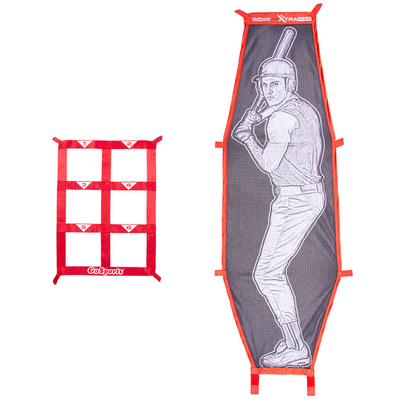 Ensemble de baseball et de balle molle GoSports - Entraînement de précision d'entraînement (FILET NON INCLUS)
