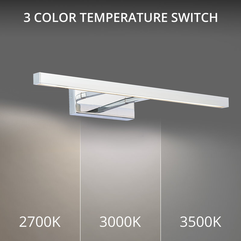 Rochelle 1 - Light LED Vanity Light, Chrome, 3500K