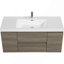 Meuble-lavabo mural 48 po avec lavabo, meuble-lavabo mural moderne avec lavabo à surface solide et tiroirs à fermeture en douceur 48 po-309673720