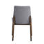 Casual Dining Furniture Set 7Pc Walnut Finish Dining Table And Upholstered Chairs Wooden Kitchen Set