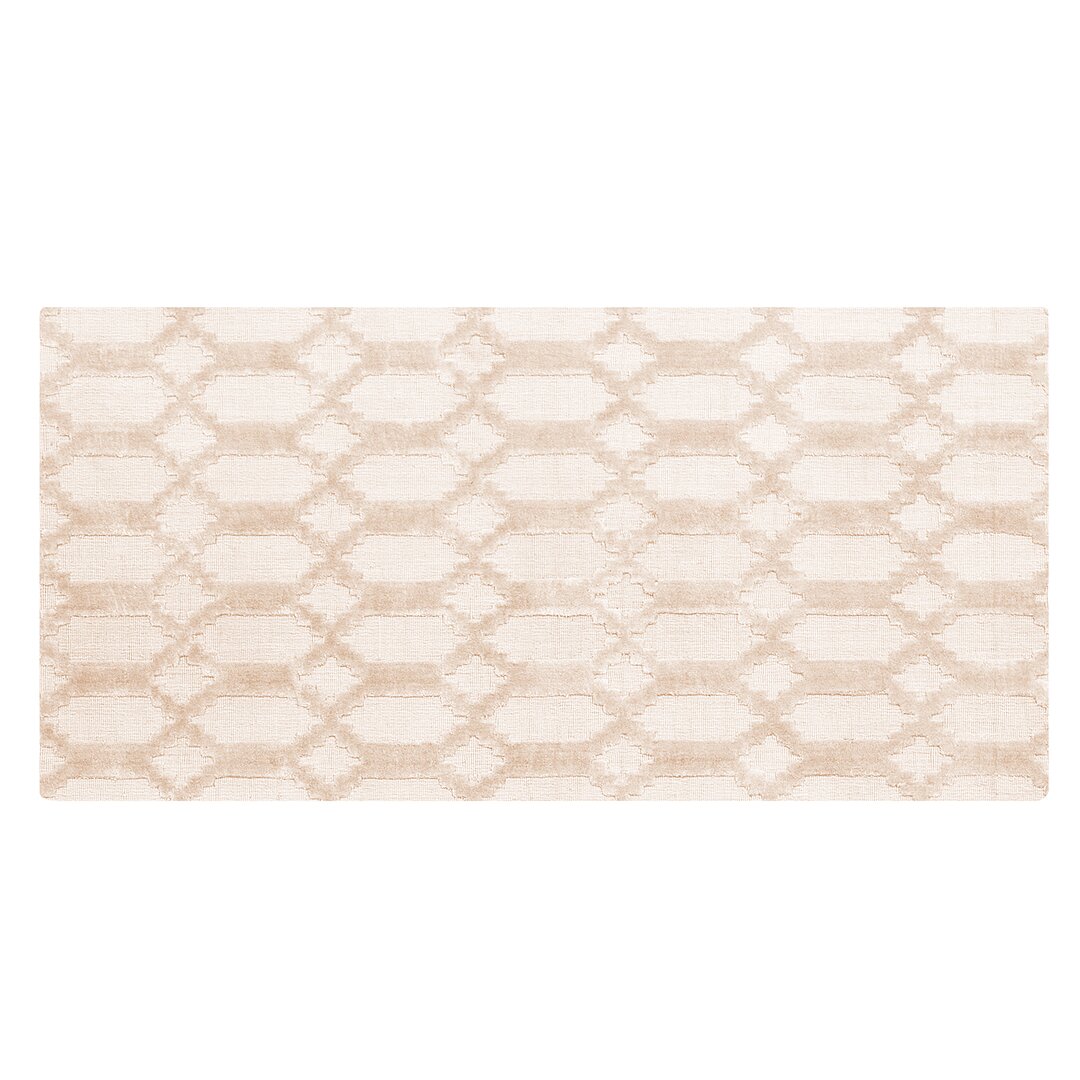 Flachgewebe-Teppich Knisley Cizre in Beige