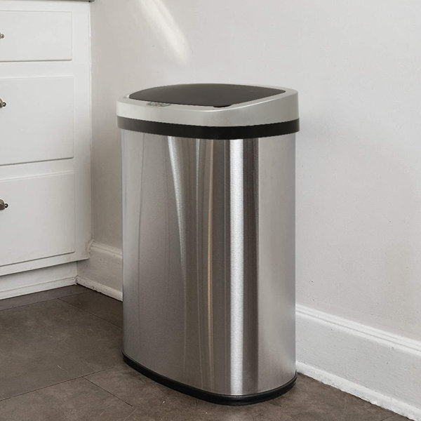 BestOffice Steel Trash Can - 13 Gallons & Reviews | Wayfair