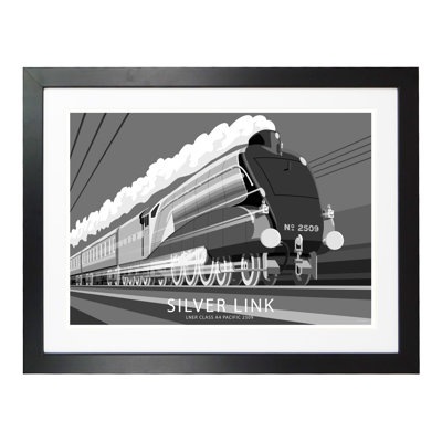 Silver Link by Stephen Millership - No Frame Rectangle Print