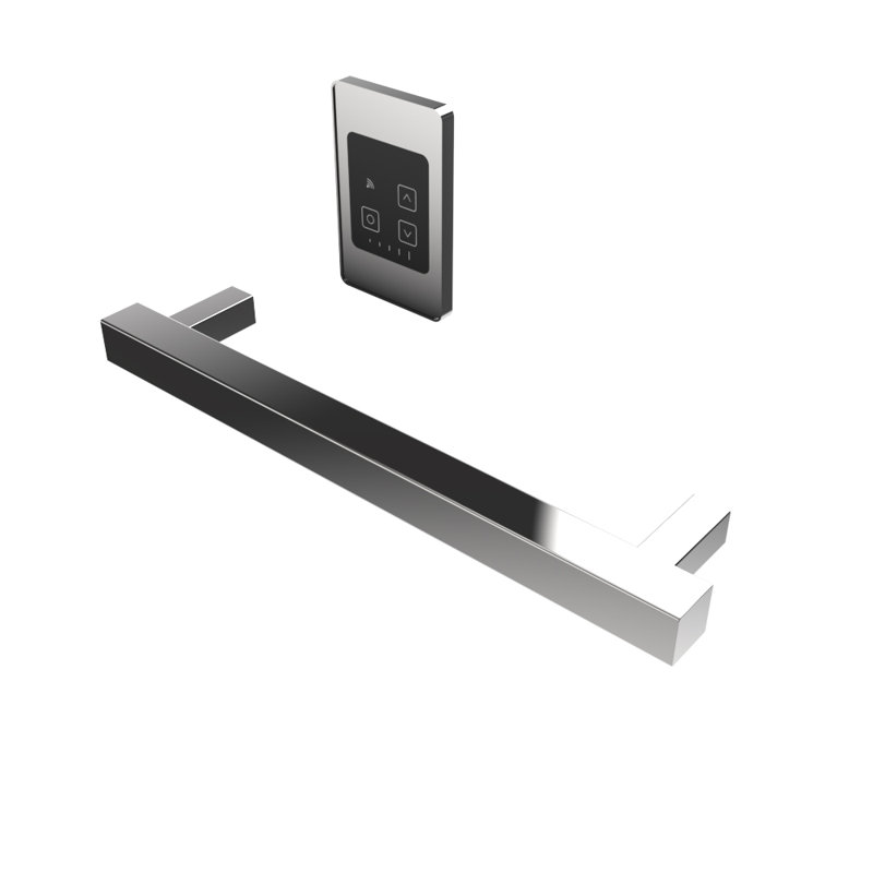 Barre simple câblée carrée Modello i Collection (contrôleur non inclus), H 19,63 po x l 1,5 po x P 4,25 po