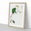 Green Fairy Pitta Bird by Numata Kashu - Picture Frame Painting Print-55736070-55736071