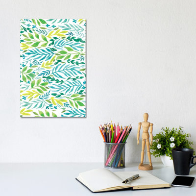 Painted Garden V by Amanda Mcgee - Wrapped Canvas Painting