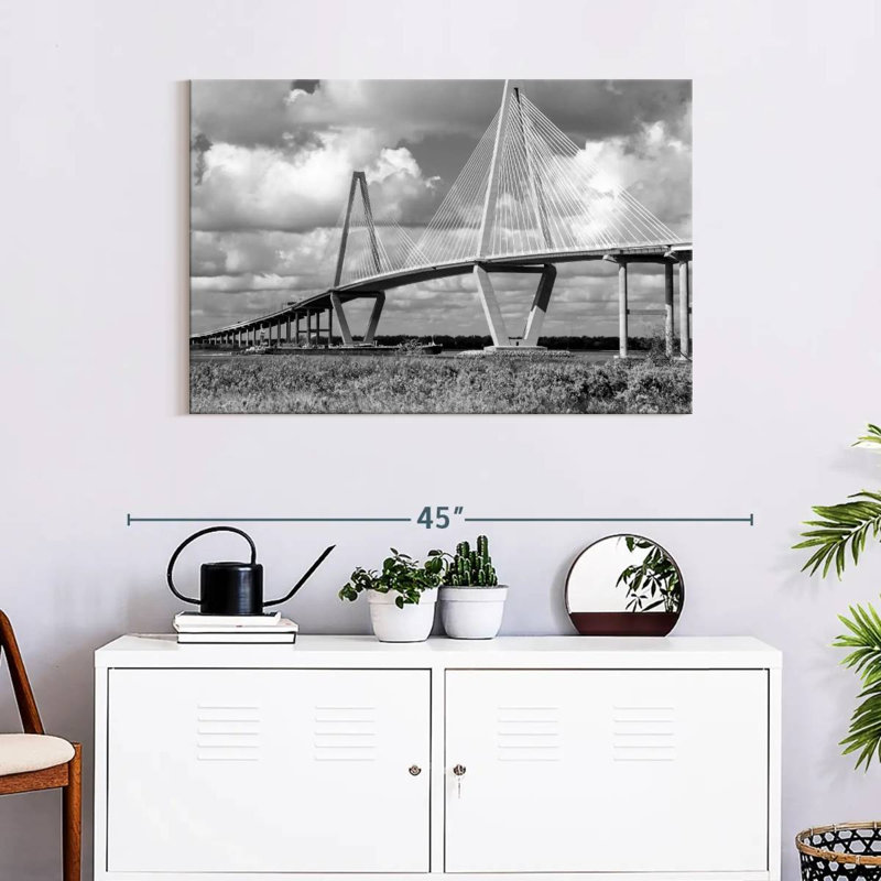 Lilie BW Cooper River Bridge, 24" H x 36" W