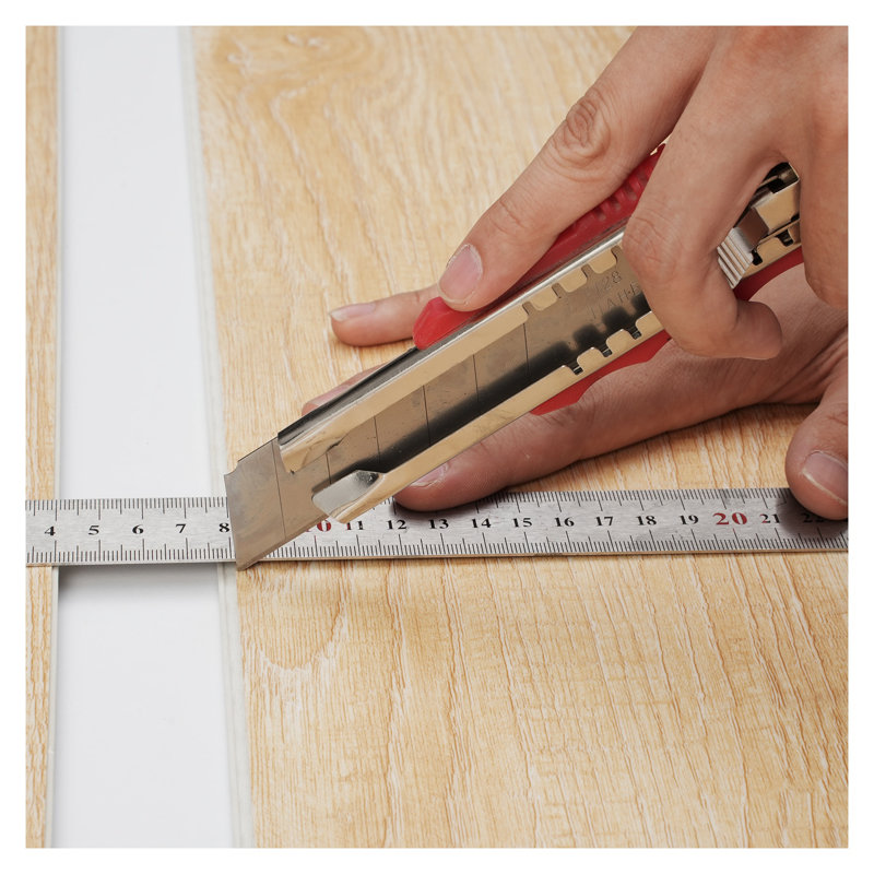 Carreaux de sol en vinyle de qualité supérieure à emboîtement - planches de PVC à grain de bois de 5,5 mm d'épaisseur avec système de verrouillage UNILIN pour les planchers de cuisine et de salle de bain étanches