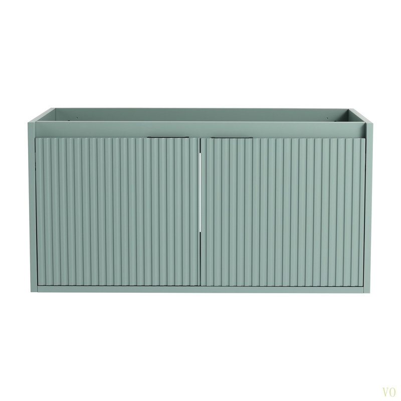 Meuble-lavabo à fermeture en douceur, 36 po pour petite salle de bain, sans lavabo