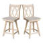 Tabouret de comptoir pivotant 24 po Decosmo