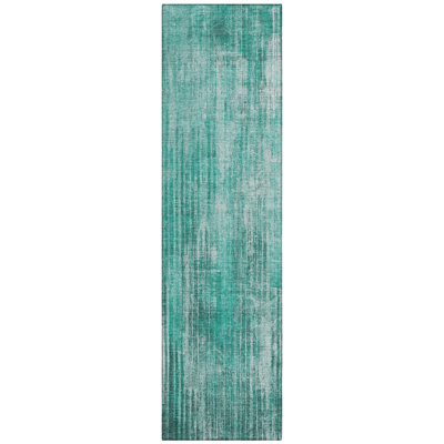 Decicco Washable Striped Indoor / Outdoor Rug