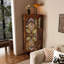 Armoire de coin en bois massif