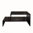 Coffee table with unique architectural shape-201027988