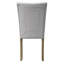 Ensemble de 2 chaises capitonnées à dossier