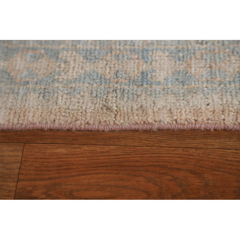 Tapis oriental Oushak à teinture végétale noué à la main 8 x 10