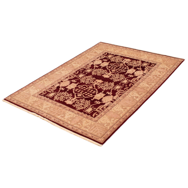 Tapis unique en laine noué à la main 6 pi 2 po x 8 pi 8 po nouvel âge Aboubacar