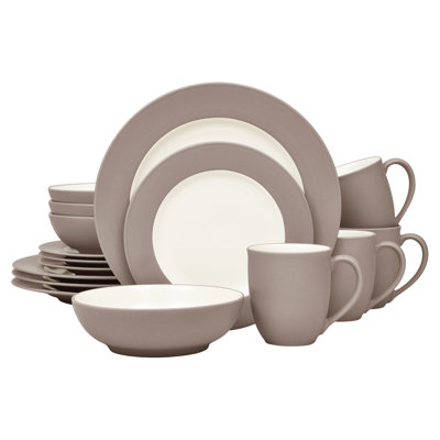 Noritake Colorwave 16-Piece Rim Dinnerware Set, Service for 4