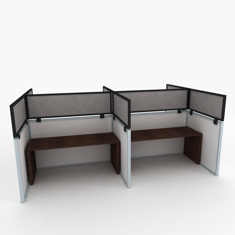 Panneau d'intimité acoustique avec grand support, 12" H x 24" lx 0.63" d, Couvert, Aluminium