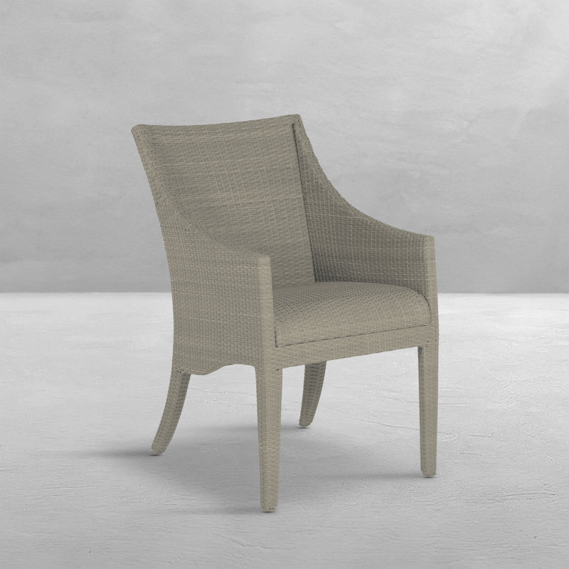 Athena Plus Patio Dining Armchair, Oyster