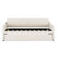 Lit de jour simple avec couchette et Interface - Teinte beige pliable