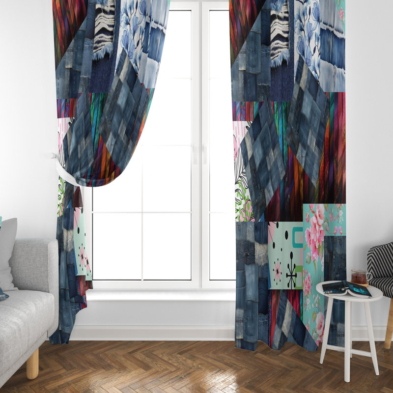 Rideau en polyester Giovedi, L 40 po x L 52 po