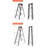 Fibreglass Step Ladder 6-Step 250Lbs Grey