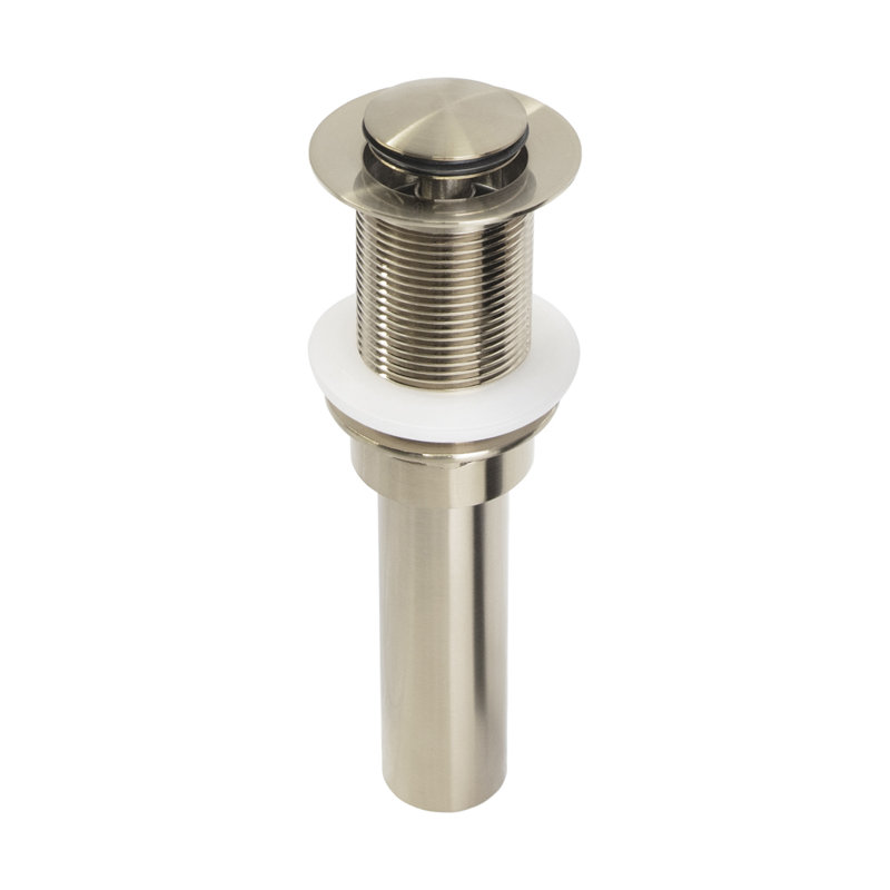 Pop-Up Bathroom Sink Drain, Brushed Nickel