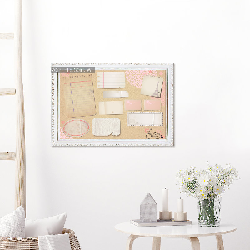 Tableau effaçable mural «Parisian», 20 po x 30 po l x 0,75