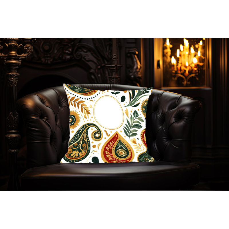 Abstract Reversible Throw Pillow