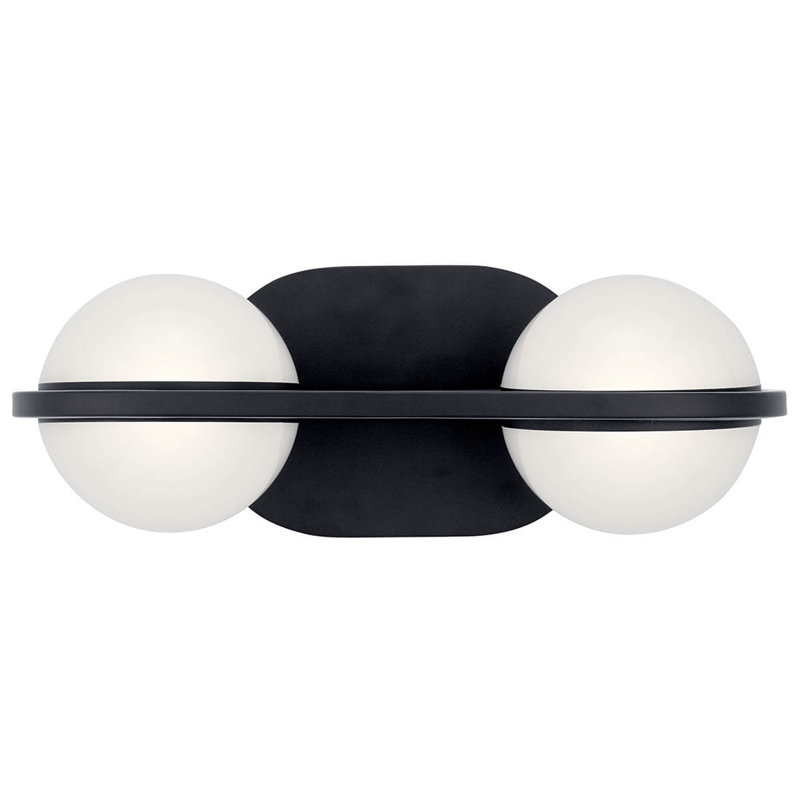 Nikko 2 - Light Dimmable LED Vanity Light, Matte Black