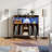 33.1'' H Record Player Stand with LED Lights & Power Outlets-1269958047