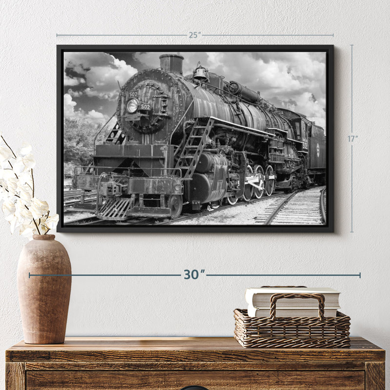 " Steam Engine Train Wall Art ", 17" H x 25" W
